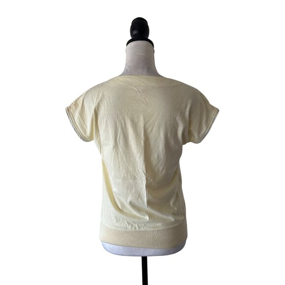 Vintage Tail Womens Yellow V-Neck Top & Checkered PantsSet Size 9/10 Rare Unique - Picture 14 of 16